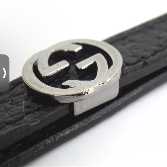 Sold Gucci Black Leather Keychain - Picture 7 of 12